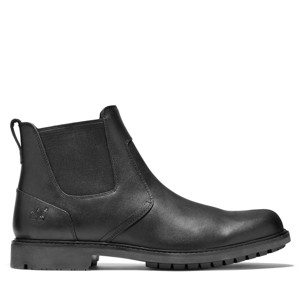 Bocanci Chelsea Timberland Barbati Negrii - Stormbuck - Romania - ZUQJDB702